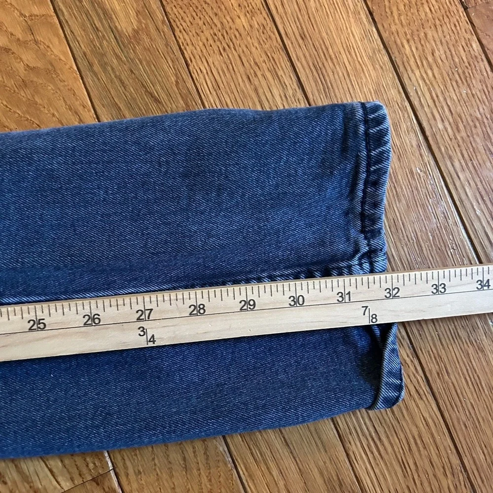 Levi's Jeans Mens 34x34 (Actual 33x32) 511 Blue Slim Fit Dark Wash Faded Denim